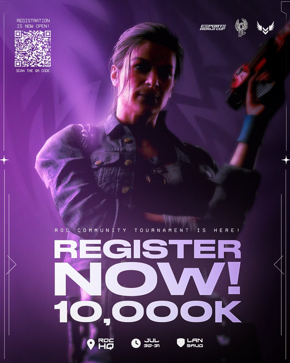 VALARCLUB's tweet image. ROC Community tournamet 🦅
نقدم لكم منافسة نسائية في Call of Duty!
بتنظيم Valar 🏆
بجائزة 10,000﷼ وجوائز أخرى 🤩💸

📅 التصفيات: 30-31 يوليو (أونلاين)
🏁 النهائي: 5 أغسطس (في مقر ROC HQ)
🎮 نظام اللعب: CDL

سجلي وكوني جُزء من التحدي! 💥
#VALARCLUB