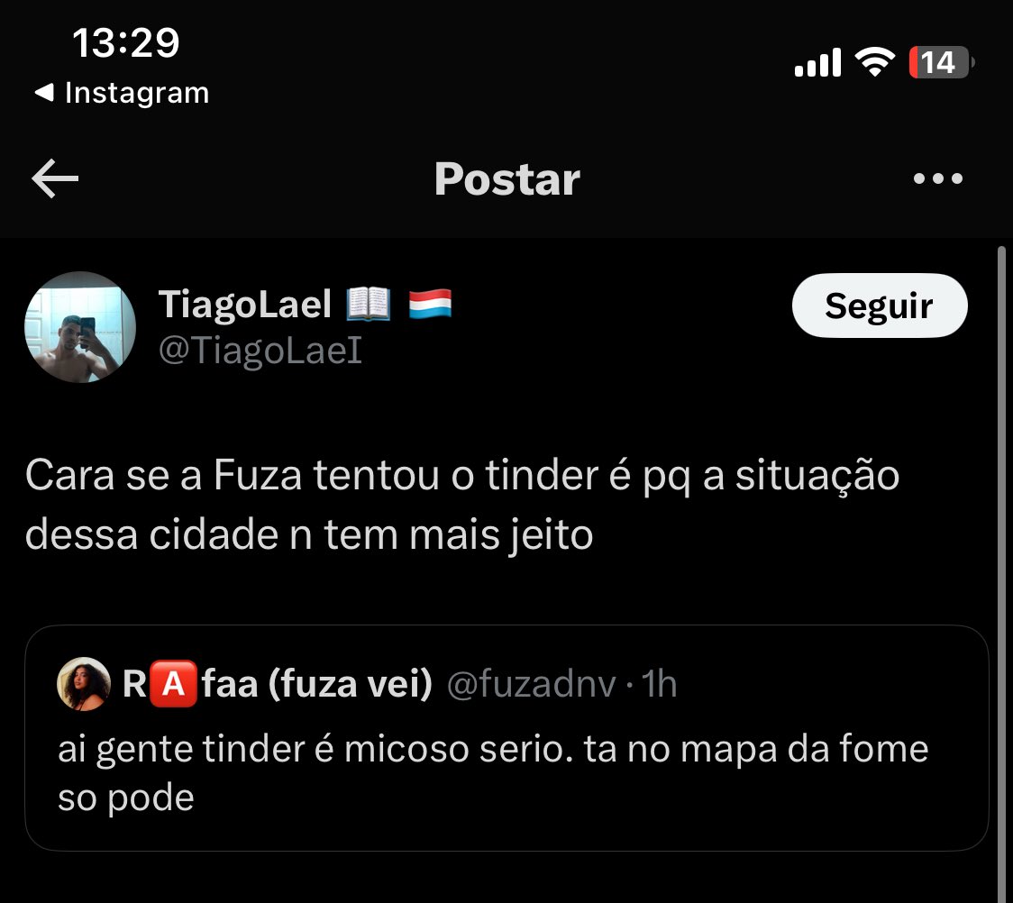 fuzadnv's tweet image. oxe KKKKK?? eu nunca nem usei tinder so falei que é mico pq é KKKK