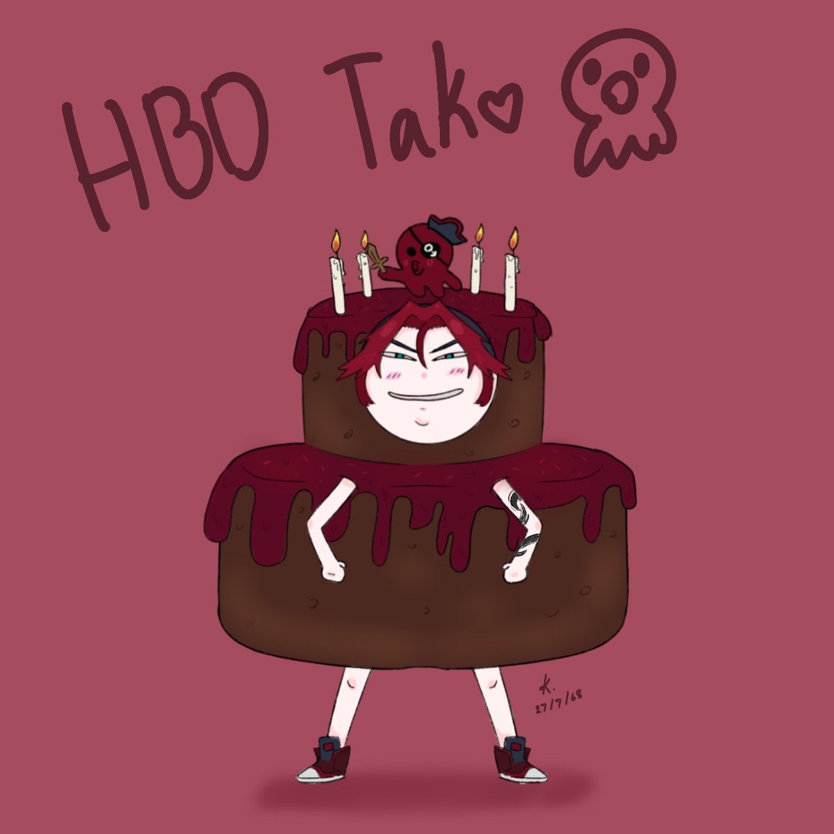 แฮปๆนะคับกัปตัน!!!!! โอ้ว!!!!! คือ..ผมก็อยากวาดดีๆอยู่หรอก แต่ผมขี้เกียจเกินไป...เอนนี่เวย์! วันเกิดปีนี้ขอให้กัปตันมีความสุขมากๆ สุขภาพร่างกายแข็งแรง ร่ำๆรวยๆ นะค้าบบบ🏴‍☠️🎉🏴‍☠️
#WoywayArt
#TakoWoyway
#ต้าว ✨️✨️
