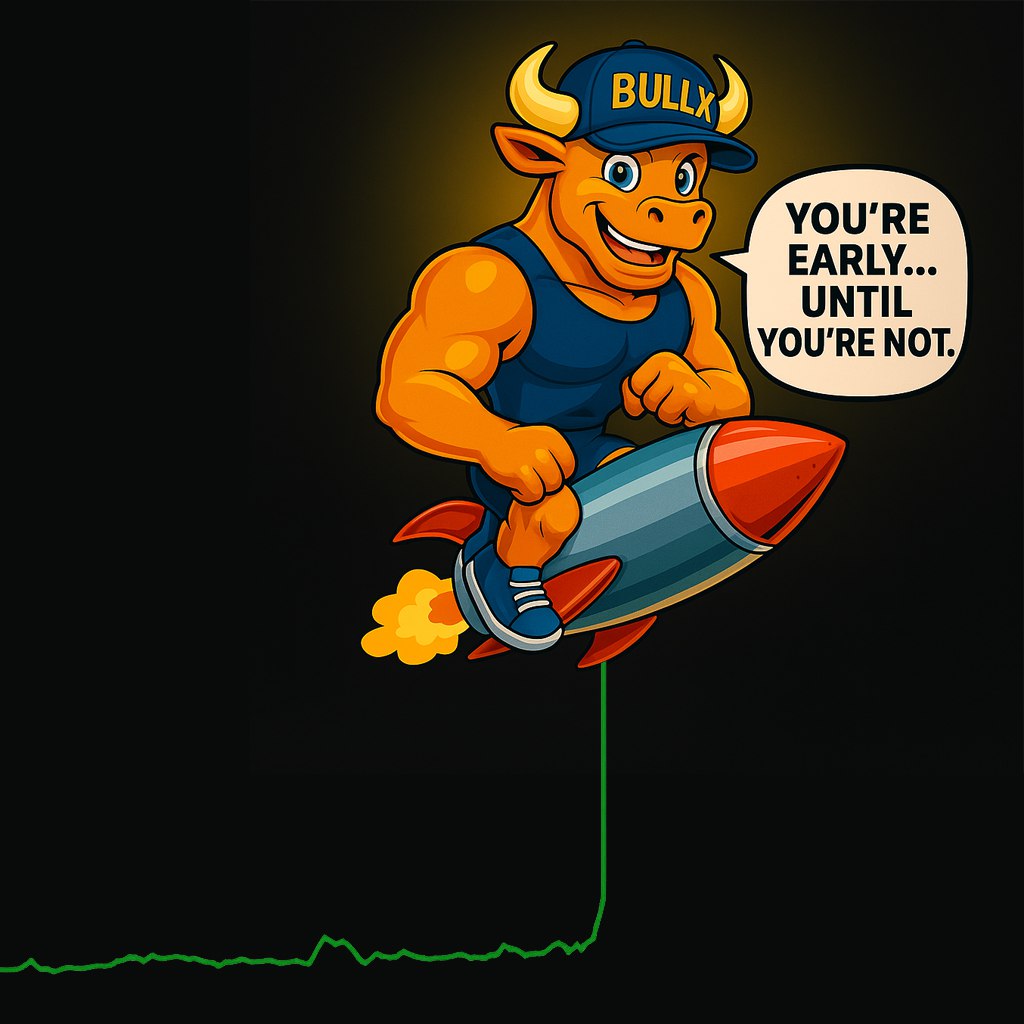 🚨 BULLX just smashed $106K MC!
And that chart? Straight from stampede to stratosphere. 📈🐂

We’re not here for hype — we’re here to build, roar and fly.
The Herd moves loud, fast, and early.

You’re early… until you’re not. 💣🚀

🎯 Buy now before it’s just a memory:
👉