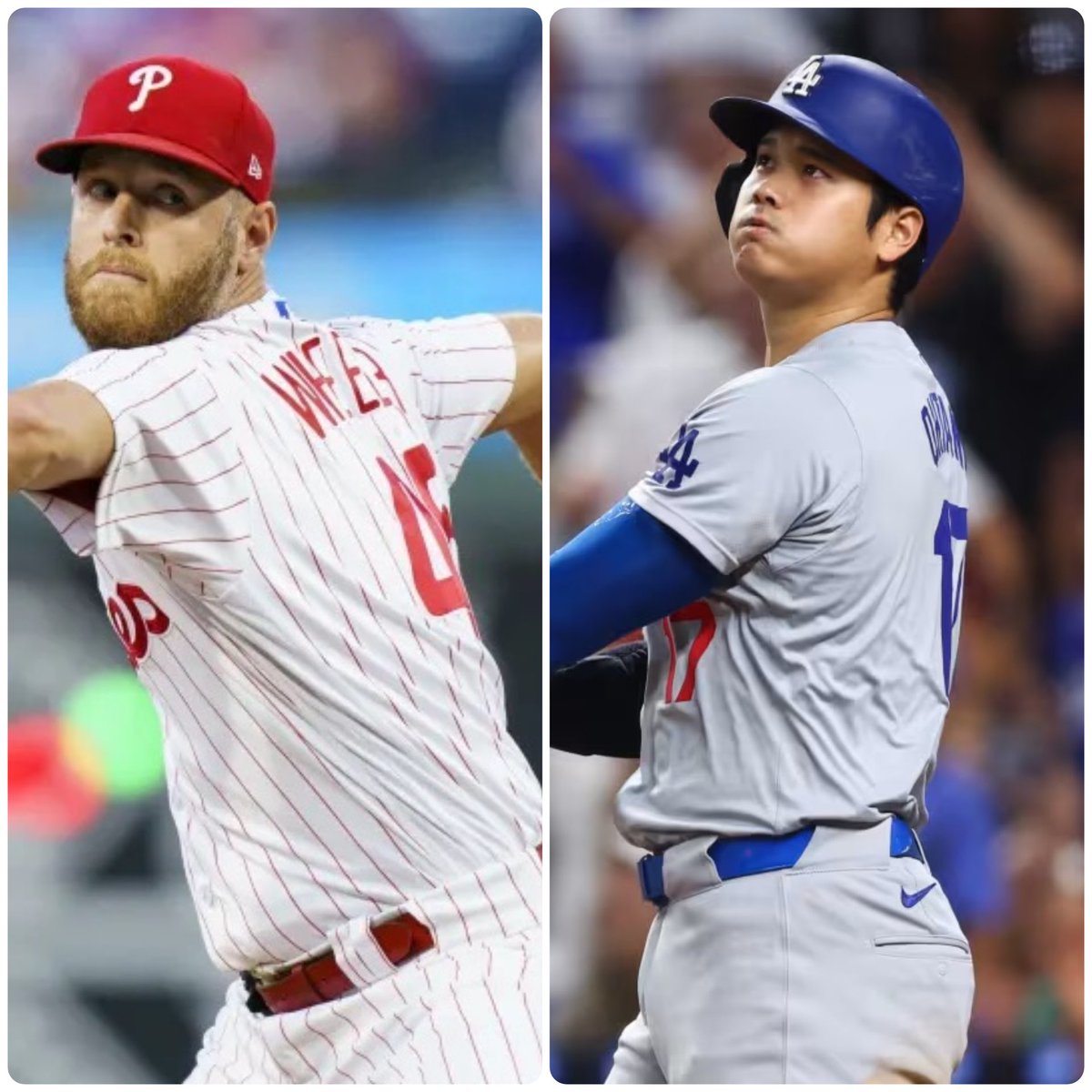 WizardOddsX's tweet image. July 27 Betting Card:
Zack Wheeler O 7.5 K’s
Shohei Ohtani O 6.5 Hitter Fantasy Score
I will Cash App $10 to someone if we sweep, must be following!
Not going too heavy on a Sunday iykyk…
DROP A 💚 IF TAILING