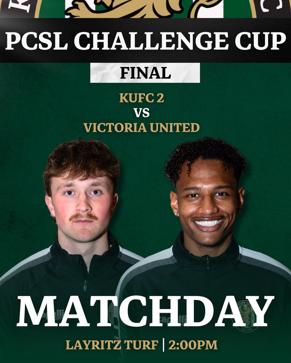 kamloopsunited's tweet image. PCSL Challenge Cup Final 🙌
Good luck to KUFC 2 today as they take on Victoria United in the Final 🔥⚽️
#KamloopsUnitedFC