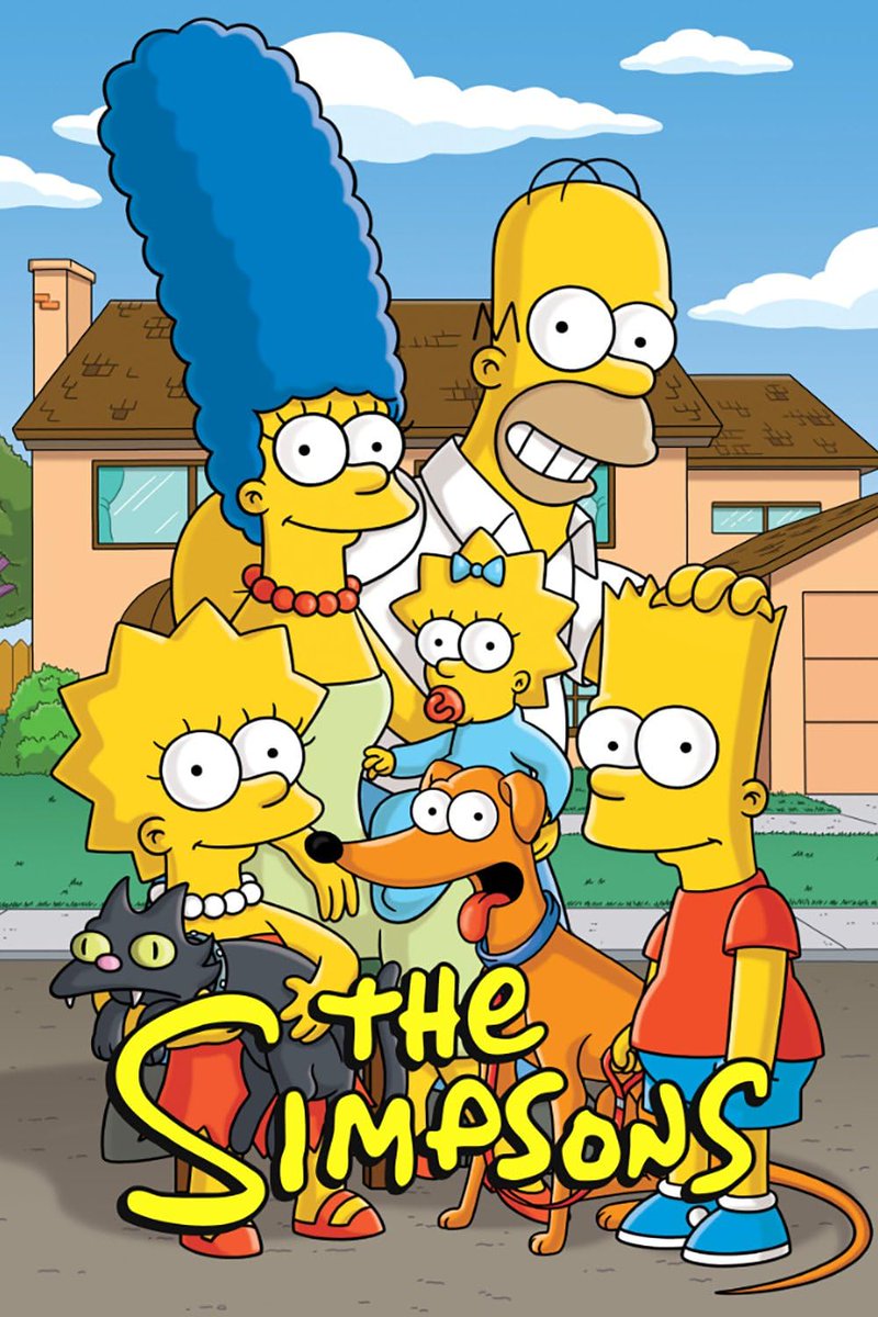 ElUltimo56791's tweet photo. Las mejores #series de la historia de la #televisión:

#LosSimpson (#MattGroening, 1989-presente) https://t.co/cv9K18yOD0