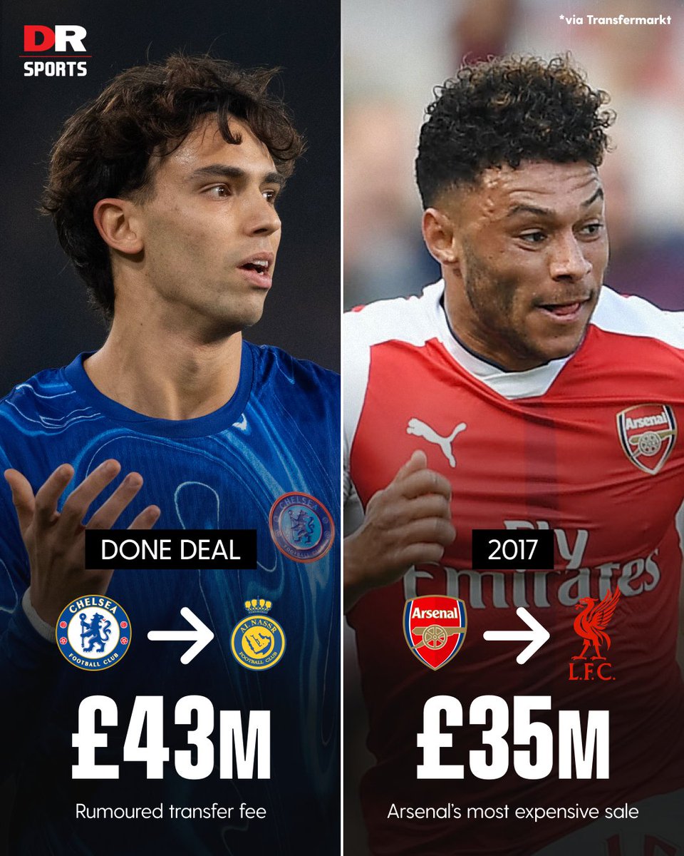 Chelsea have got more money for Joao Felix than Arsenal have ever received for any transfer! 😳

#Arsenal #Chelsea