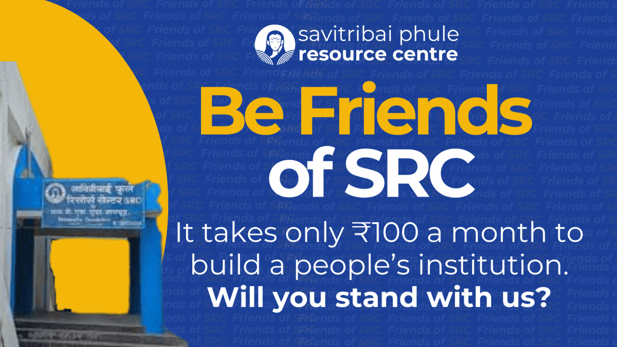 What does Ambedkarite nation-building look like?
It looks like libraries, safe spaces, youth leadership &amp; education for the last child.
That’s what we’re building at SRC, Nagpur.
🌱 Join Friends of SRC.
Fund the future — ₹100–₹500/month.
👉 forms.gle/hcNpyG7EzR25K8…
