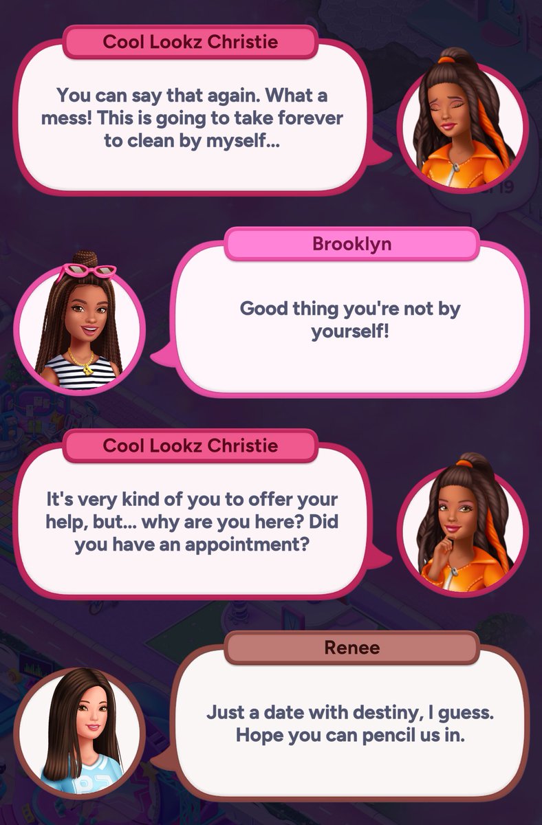 e0218a's tweet image. officially at a point of my game addiction where i’m learning new info i haven’t seen on the tl lol anyway christie also makes her first named appearance in like.. a decade?
