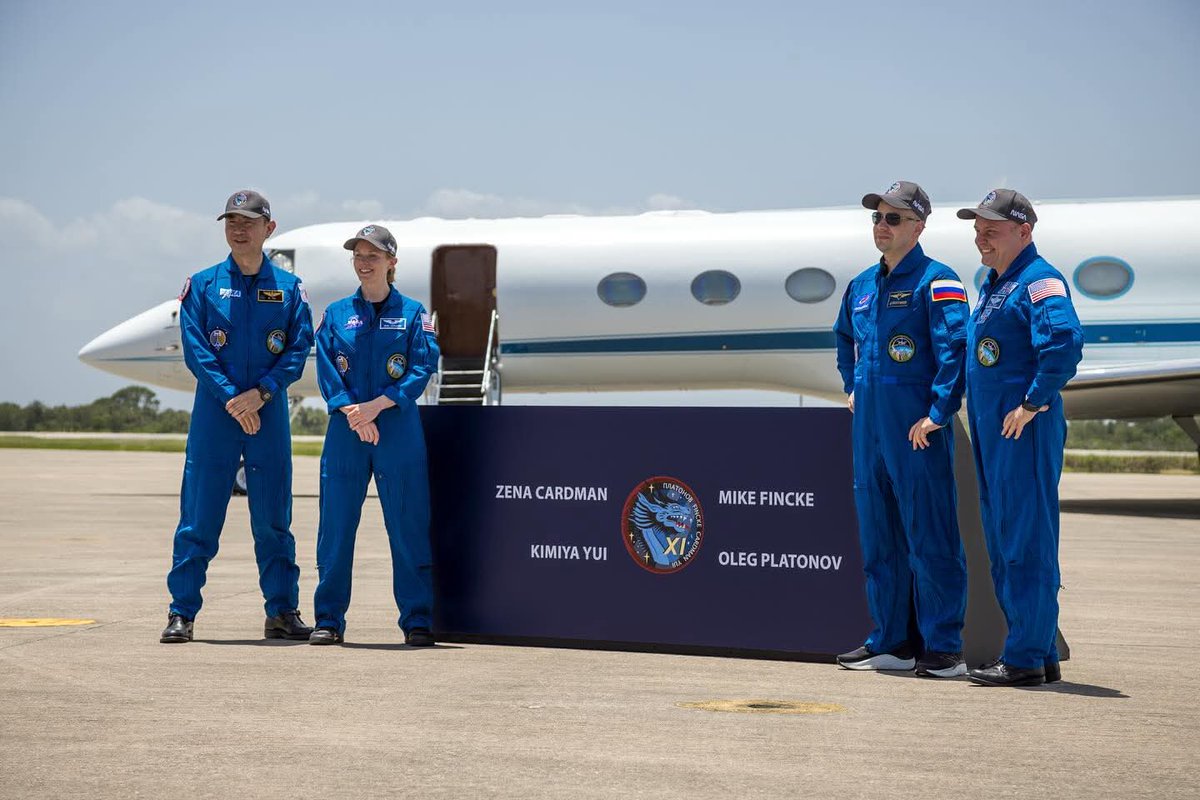 RevesdEspace's tweet image. 🧑🏻🚀 #Crew11 est arrivé à Cap Canaveral en Floride samedi.
Décollage prévu le jeudi 31 juillet à 16h09 UTC
📷 NASA