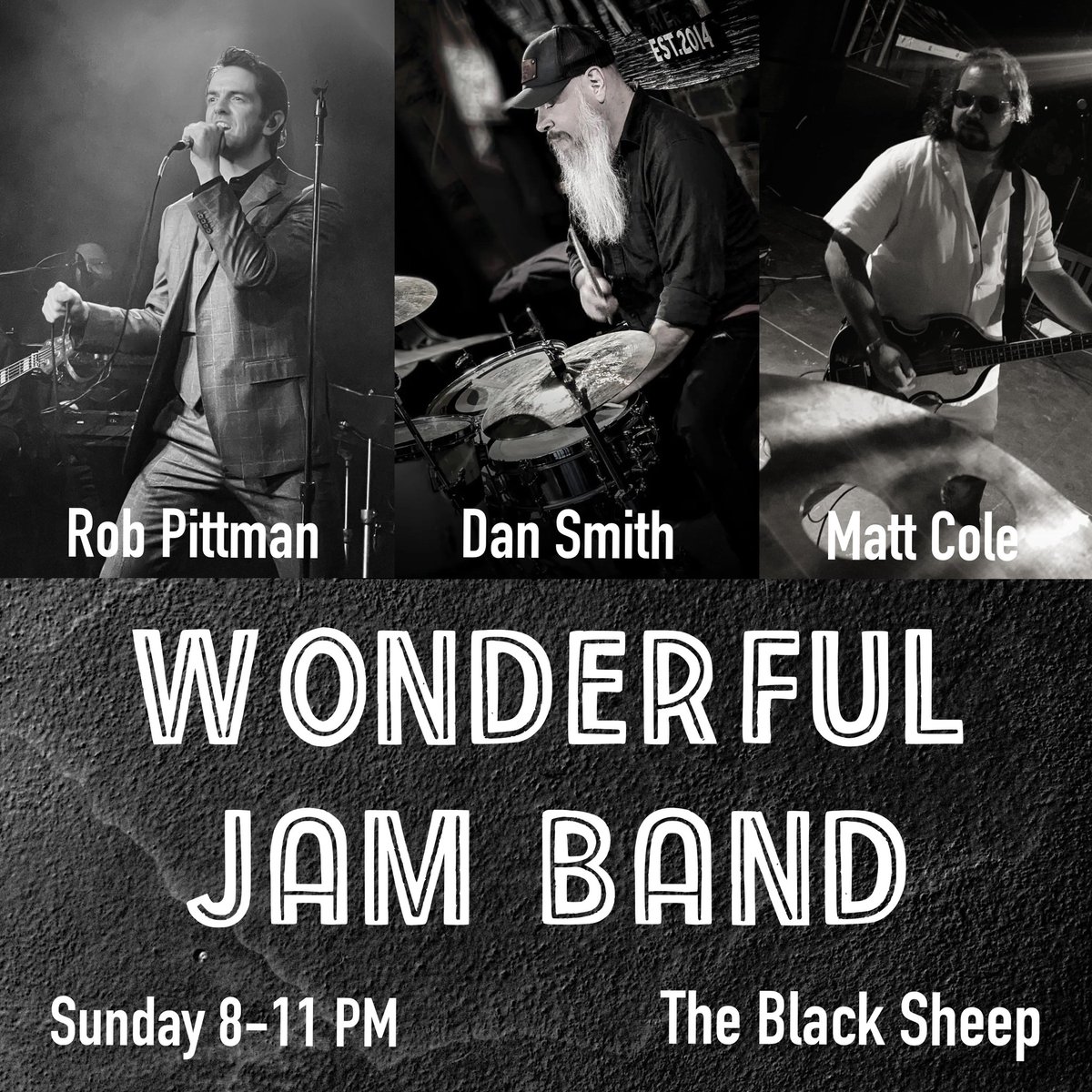 blacksheepnfld's tweet image. The Wonderful Jam Band are starting early today from 6:00-9:00 followed by our Open Stage from 9:00-?? No cover charge and we have Corby's Lambs on special all night!