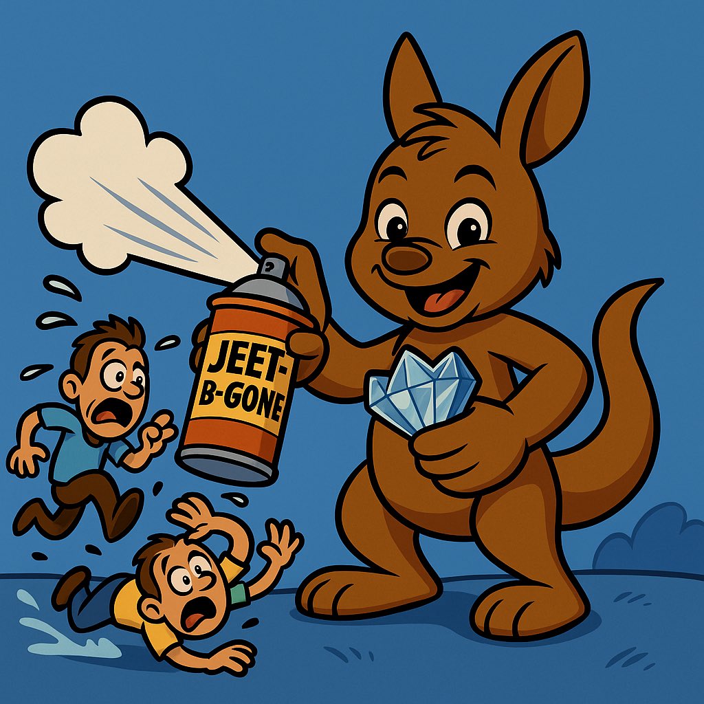 Diamond hands only in the Joey Gang.

🦘