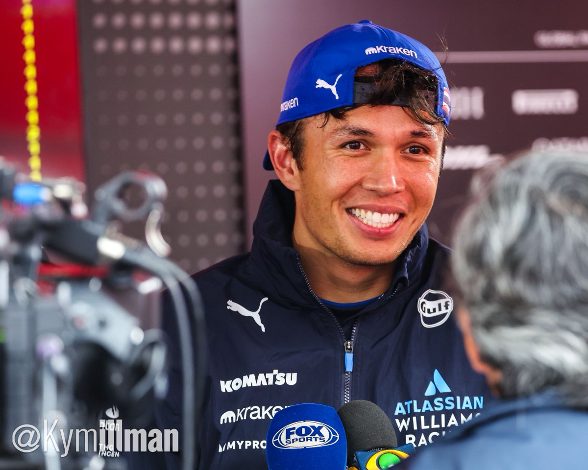 ALBON ALL SMILES

Alex Albon claimed P6 in today’s race, delivering an excellent drive to keep Lewis Hamilton at bay. That’s back-to-back points finishes in feature races for the Williams driver - and he was visibly delighted in the media pen afterwards.

#formula1 #f1 #f1content