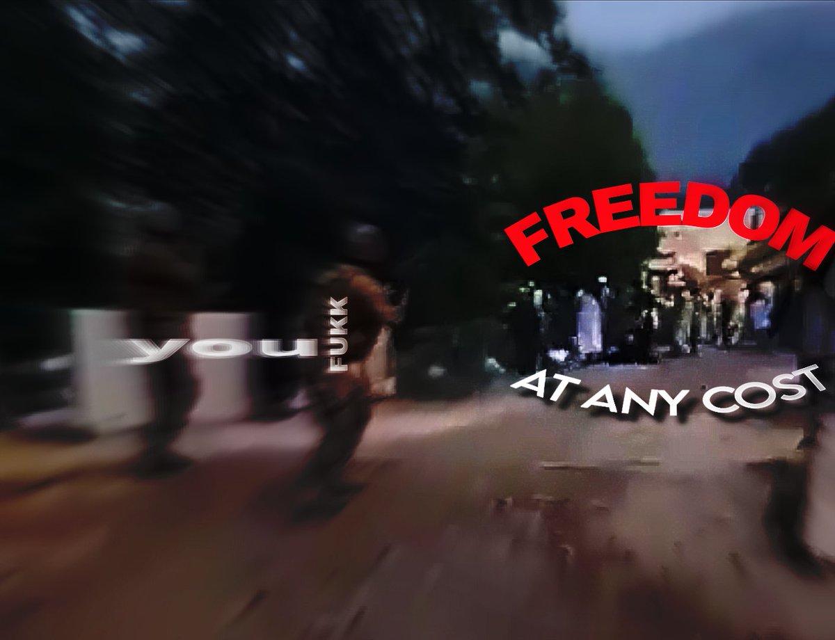 immyik_'s tweet image. Freedom — at any cost.