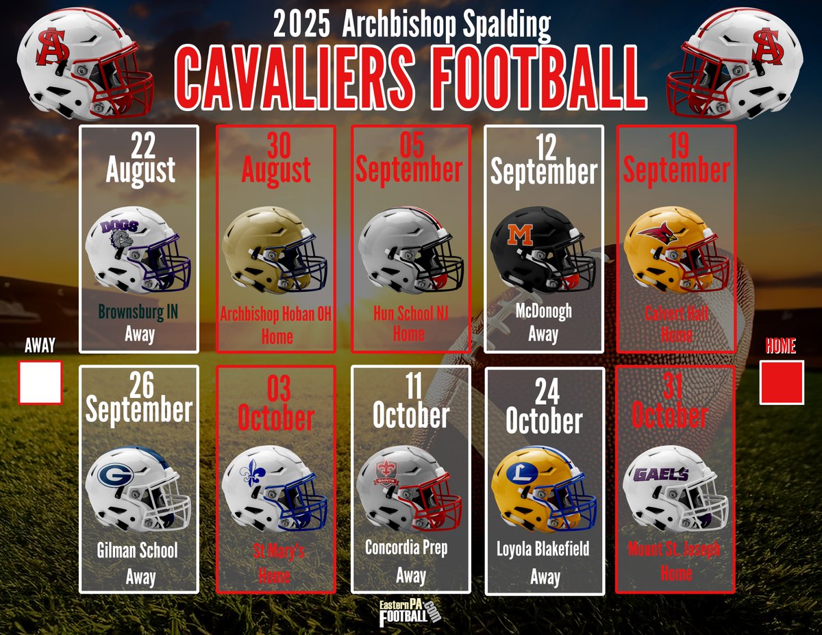 END2008's tweet image. Archbishop Spalding Cavaliers

🏈🏈🏈🏈🏈
🏈🏈🏈🏈🏈

@SpaldingFB