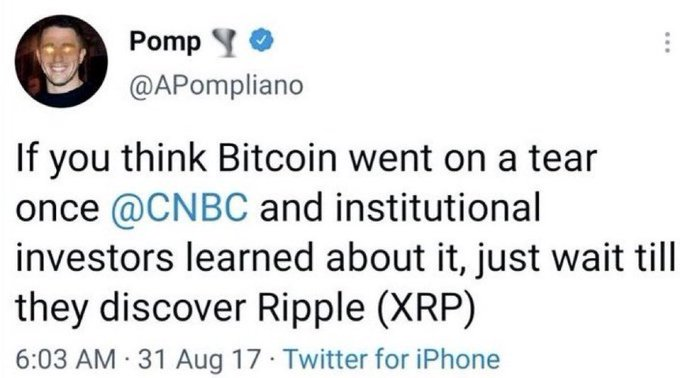 cptvann's tweet image. I like Andrew Pompliano's opinion, but I really need to know what if he stills believe in this post from 2017. I would like to know why he is not discussing XRP and it's value to the world. There is a credibility gap that I feel deserves an explanation. @DrewDeVilbiss @xrpmickle…