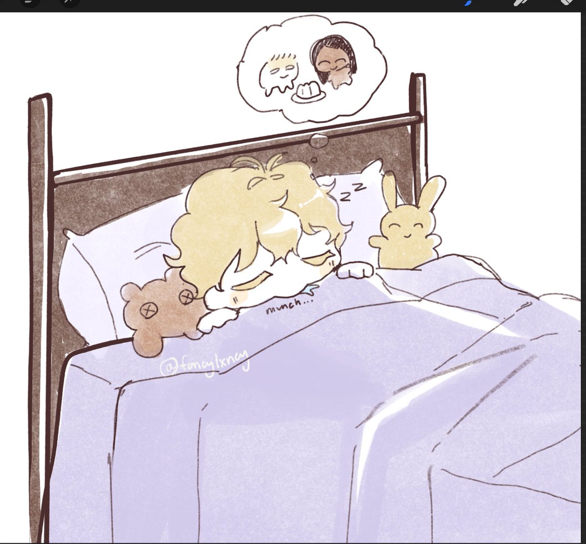 Dreams of happiness and pudding