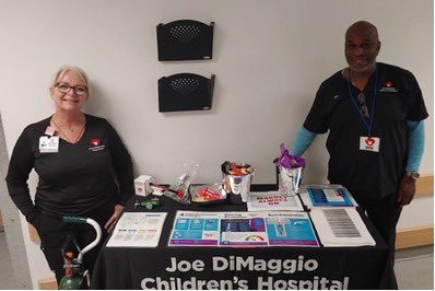 JDCHospital's tweet image. 🏥 It's MR Safety Week! Our MRI team at Joe DiMaggio Children's Hospital is dedicated to patient safety and injury prevention.
From hands-on education to live demos, we're spreading awareness throughout our hospital and beyond. A big thank you to our amazing MR team!