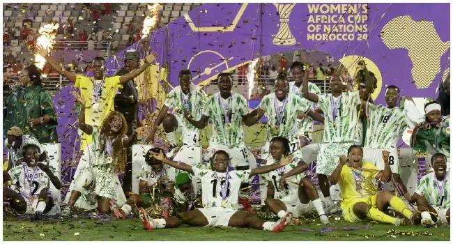 CompleteSportNG's tweet image. Super Falcons stun Morocco with a thrilling comeback, earning praise from Governor Sanwo-Olu for resilience. completesports.com/flawless-10-ou…