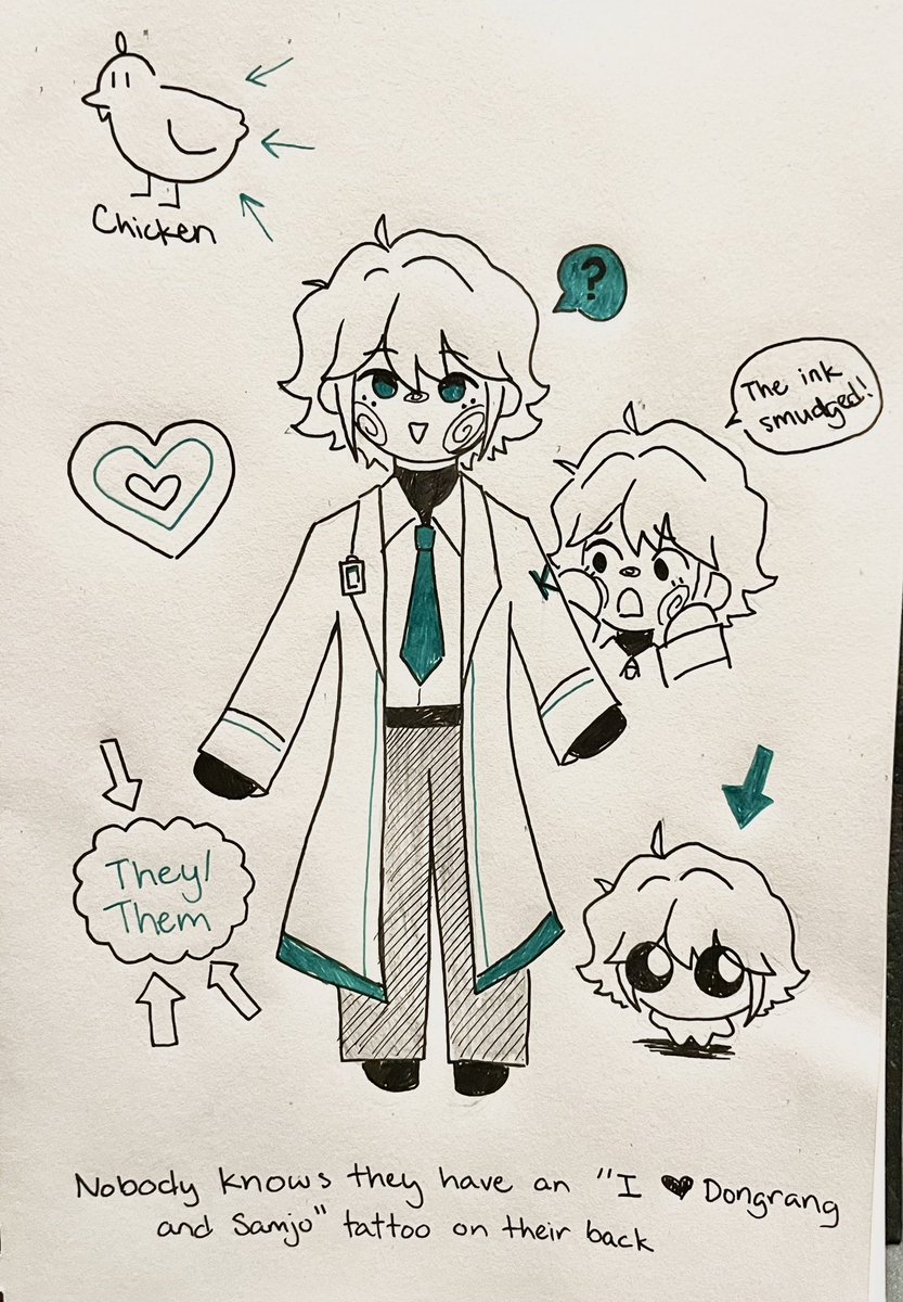 minnowoooo's tweet image. Made a self insert to be a part of K corp and be bffs with samjo and dongrang (bffs who kiss lovingly😨)
