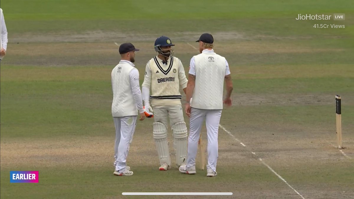 rushiii_12's tweet image. Sir Ravindra Jadeja owning Ben Stokes and England team 🥶💪 #INDvsENGTest
