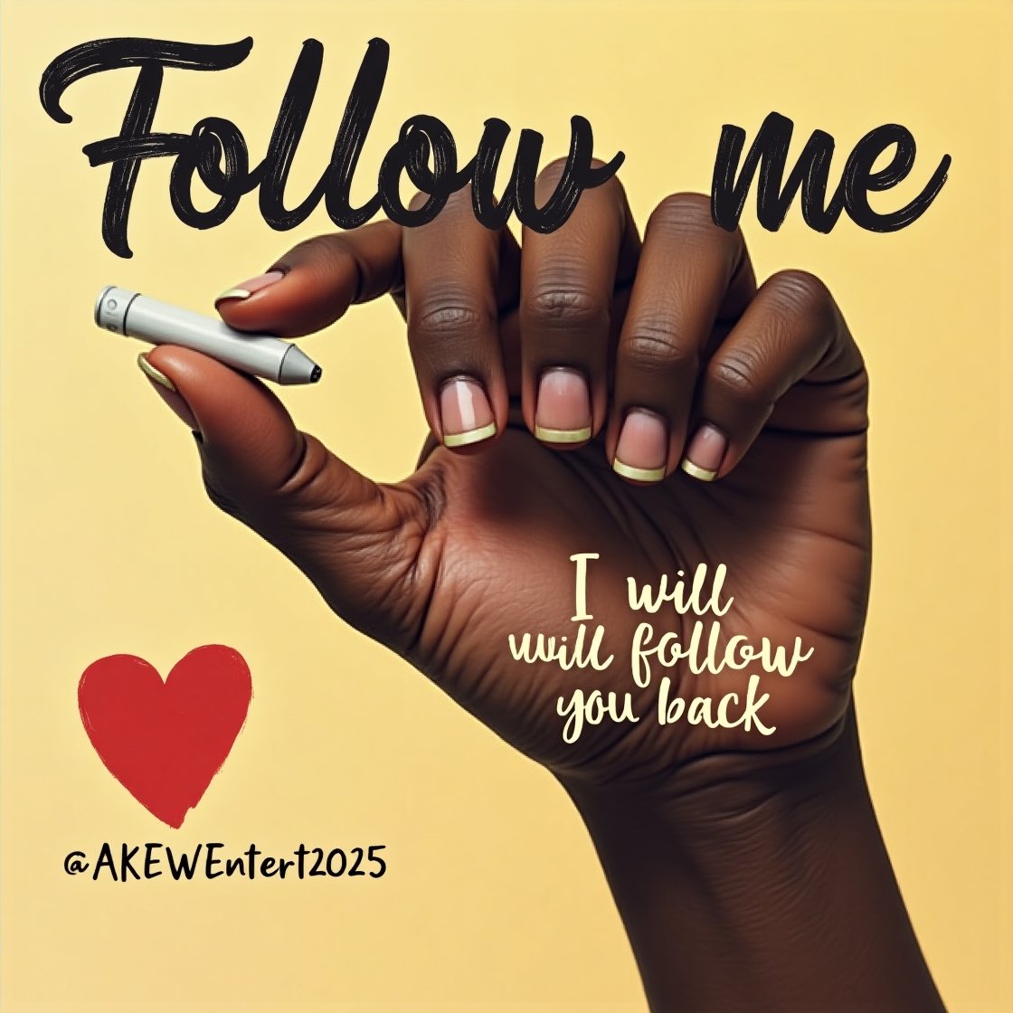 Follow me and FB will be instant..!
Follow each other as well.