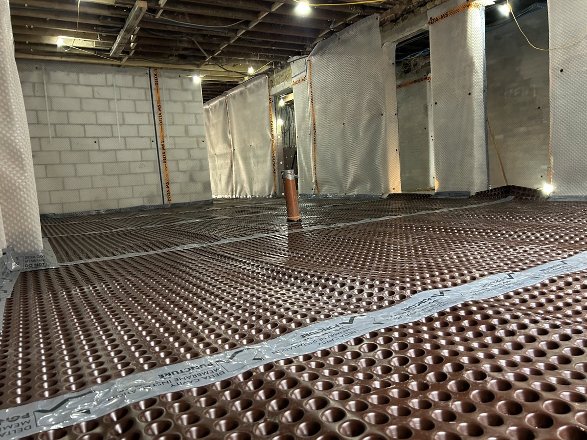 Delta Membranes in a Hampstead basement floor.
⁦<a href="/DeltaMembranes/">DELTA MEMBRANES - Structural Waterproofing</a>⁩