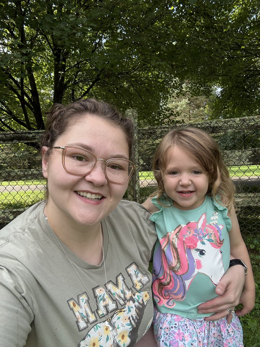 Alwaysmiranda's tweet image. Went for a walk with my family today! It was HOT &amp;amp; MUGGY but Olivia and the dogs had fun! 🥰