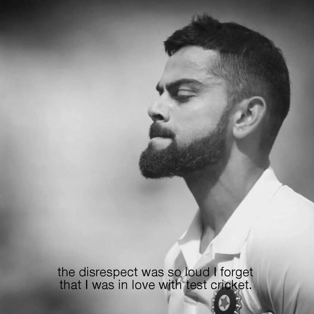 RCBXTRAOFFICIAL's tweet image. I was in love with Test Cricket! 💔