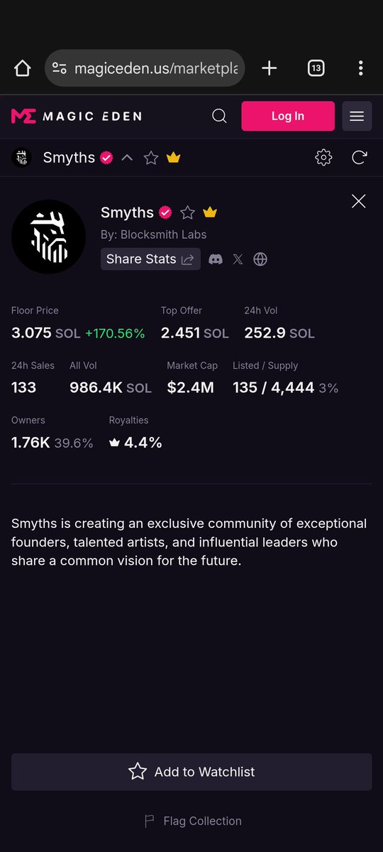 MeegosNFT's tweet image. It's a beautiful day to be in the BSL ecosystem
.@SmythsNFT
.@BlocksmithLabs