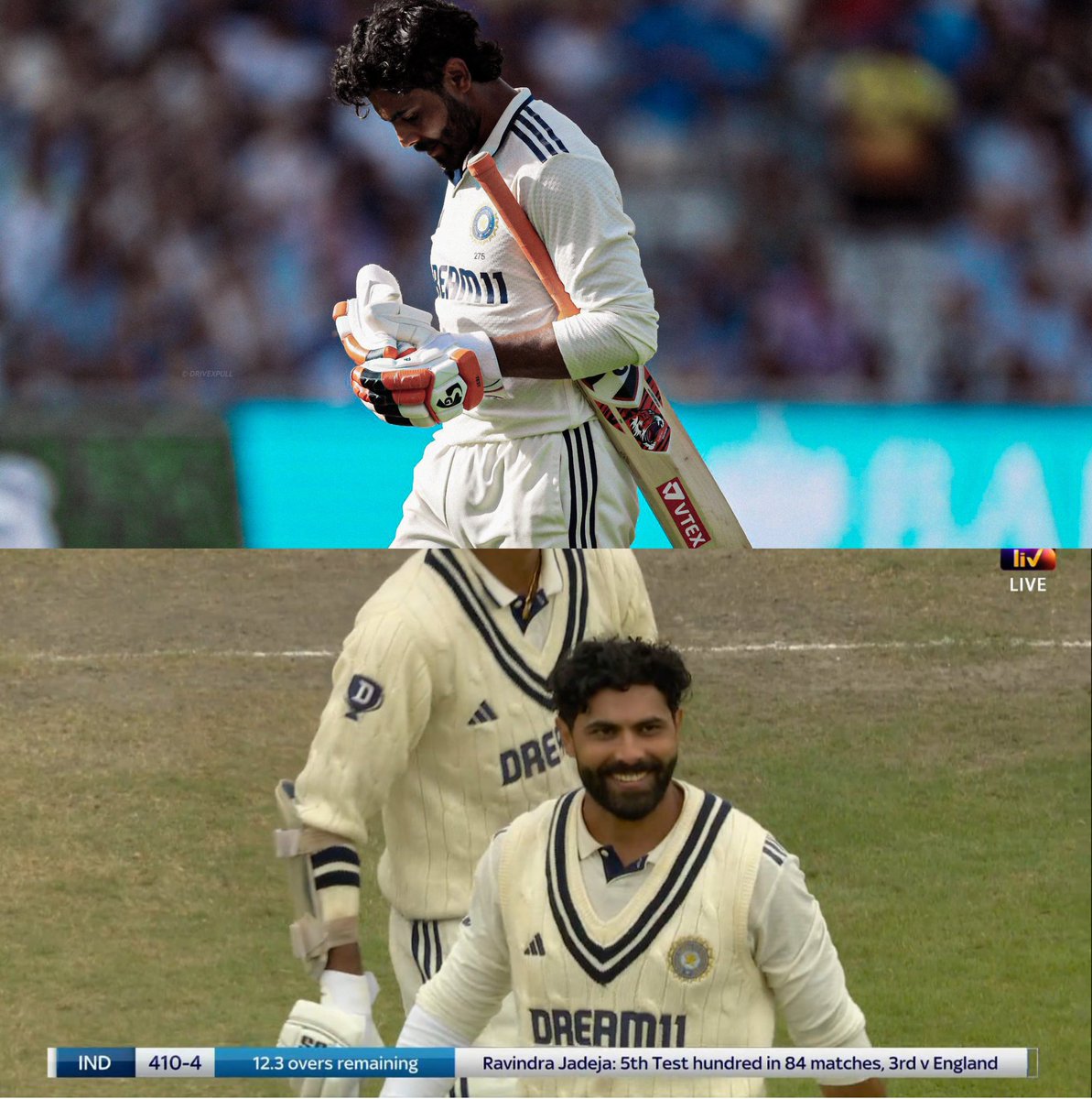 LoyalSachinFan's tweet image. From the heartbreak of Lords to match saving innings at Manchester. Time changes. Respect Ravindra Jadeja.