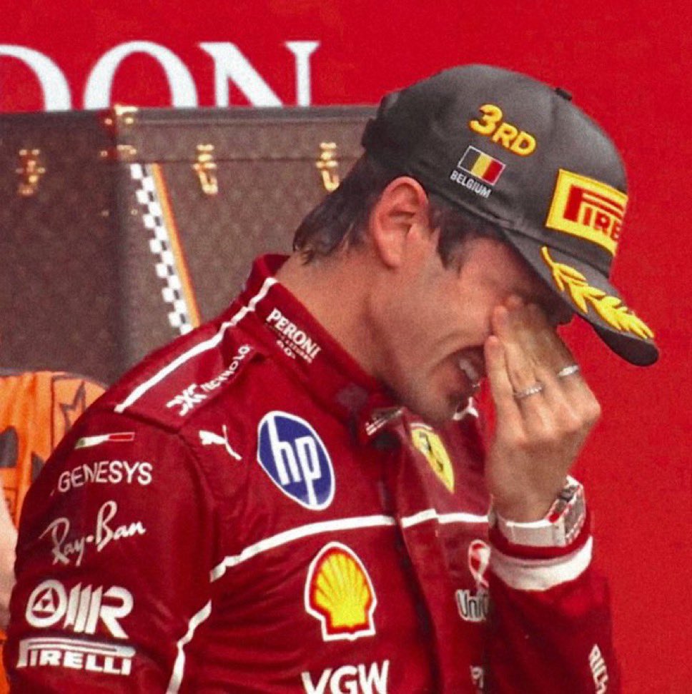 fyodof's tweet image. i dont remember the last time ive seen him this happy ferrari youre going to hell
