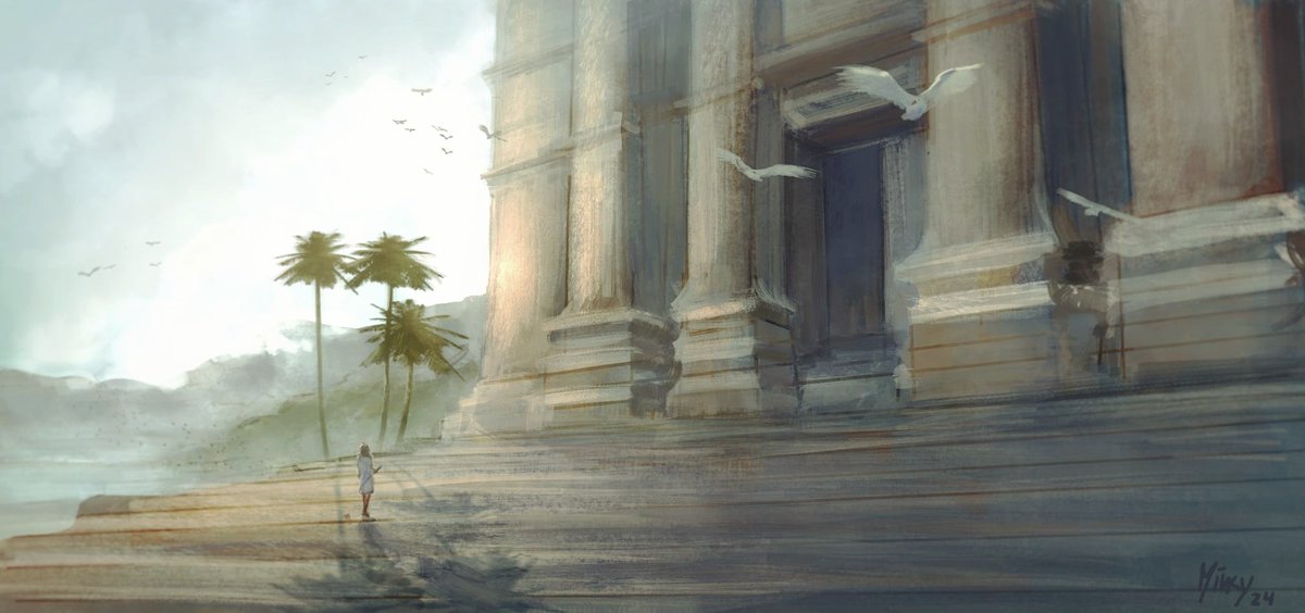 House of black and white core 
Adding birds to my paintings is one of my favorite things 🕊