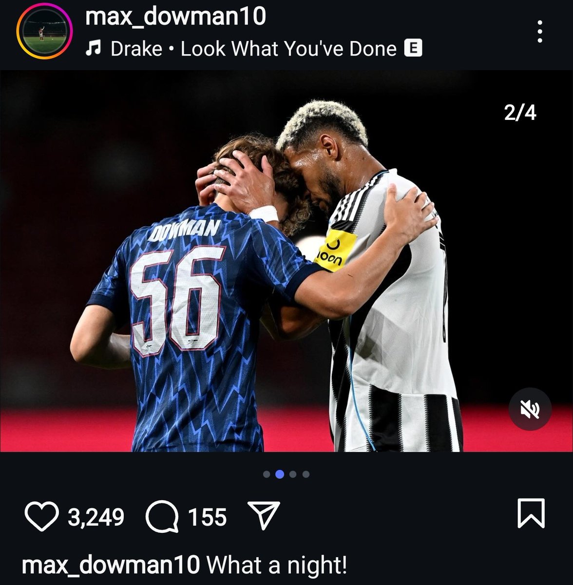 GunsXtra's tweet image. 📲 Max Dowman on IG: &quot;What a night! &quot;