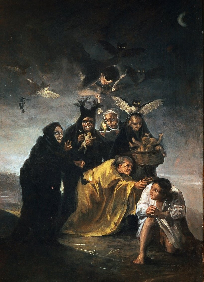 25 mujeres fueron señaladas como brujas y ahorcadas en Laspaúles (Huesca) en 1592. Hoy se puede encontrar este cartel y, la verdad, me ha enfadado lo bastante como para escribir un poco sobre el tema.

Porque no: la gran mayoría de acusadas de brujería no eran sabias y curanderas