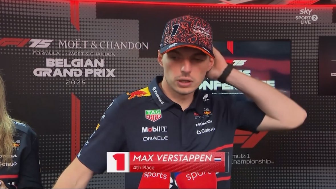 SCUDERIAFEMBOY's tweet image. max about the delay: “we could’ve went miles earlier, an hour earlier. it was a bit of a shame.”
“it just ruins a nice classic wet race as well so, we either still push to go for a wet race or we just stop racing in the wet and we wait for it to be dry. but that’s not what you…