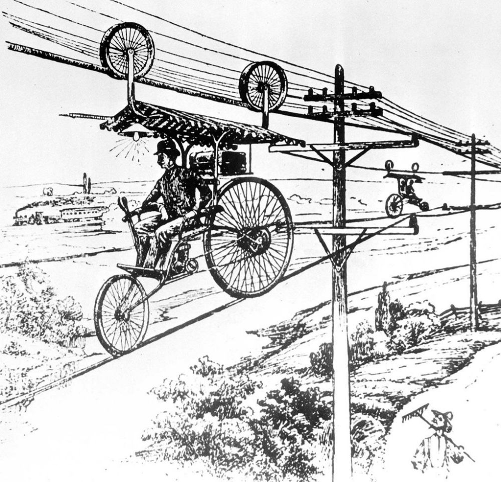 GordonMercedes9's tweet image. Safe economical transport to alleviate rush hour traffic and hazardous road conditions were being considered many eons ago