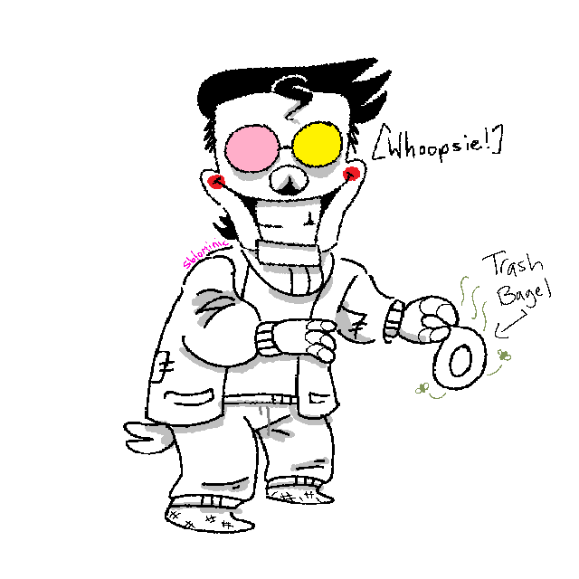 sblominic's tweet image. big shot bagel #DELTARUNE #spamton
