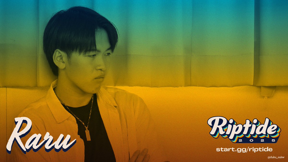 🌊Making his way from Kyoto, Japan, he is the Sumabato SP 60 champion, runner-up at Ultimate's only ever superpremier, and is the world's best Luigi! Give it up for <a href="/RaLuigi812/">らる</a> as he makes his Riptide debut this September 5-7!