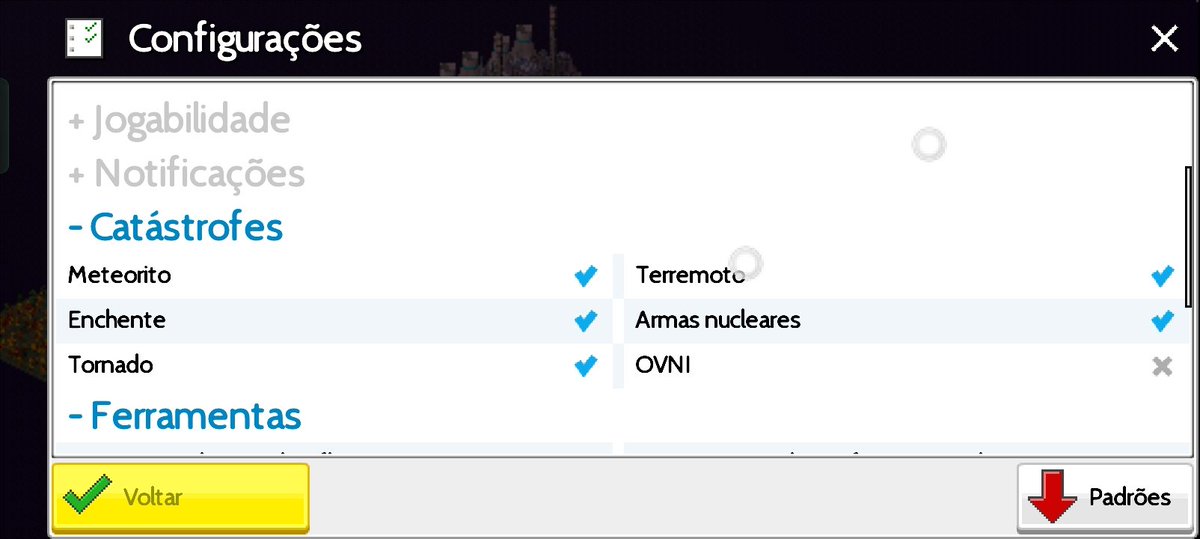 Tisu_bb's tweet image. Ya que esta partida estará en modo sandbox voy a activar por primera vez los désastres naturales