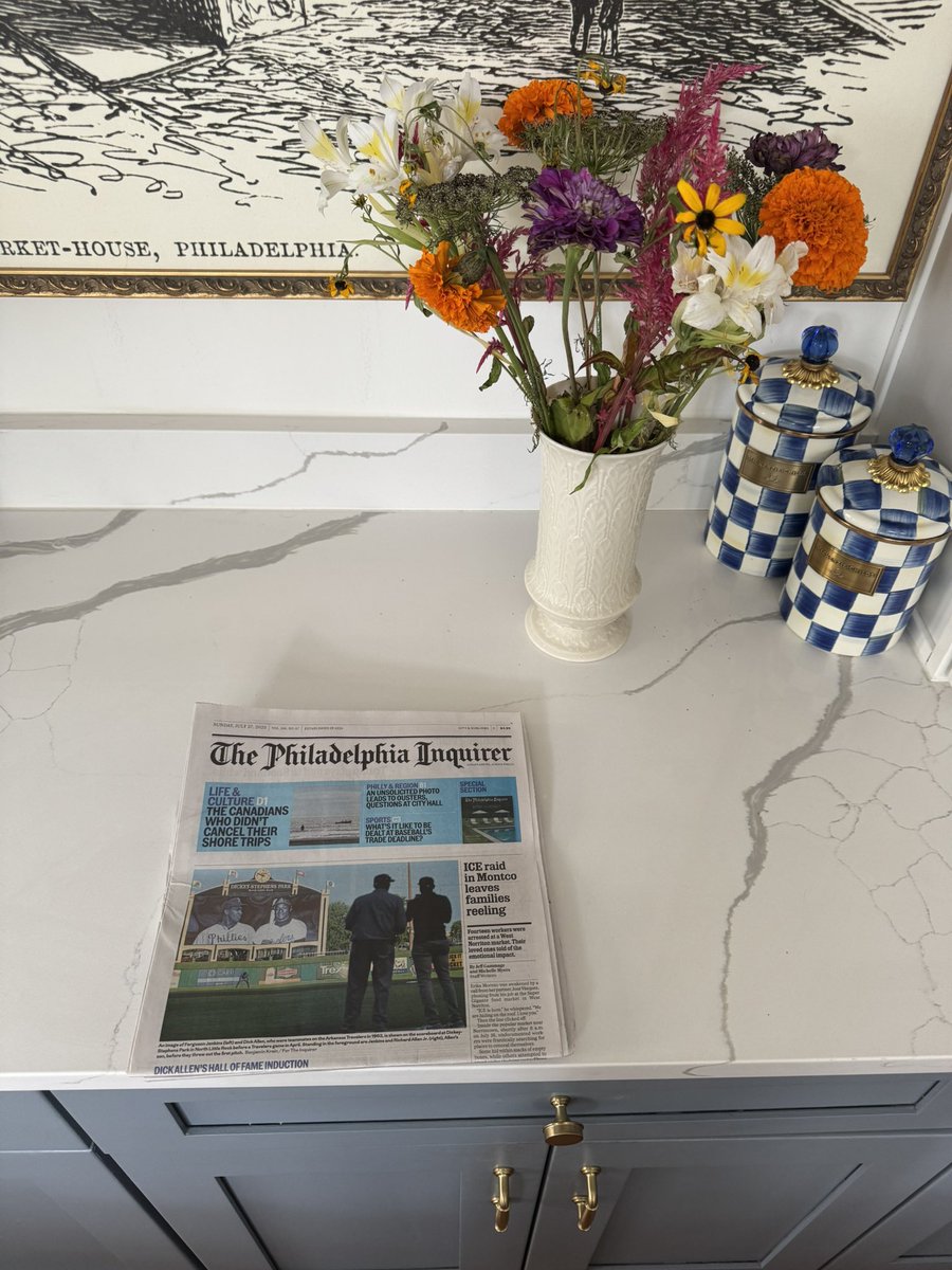 why_Philly_why's tweet image. Sunday, July 27
Headlines:
Dick Allen, ICE, Trump and George Washington House & It’s People Exhibit