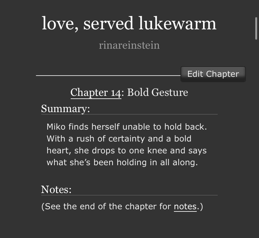 rinareinstein's tweet image. HEARTBROKEN CAFE AU CHAPTER 14 UP!!!
archiveofourown.org/works/64669240…
#eimiko
