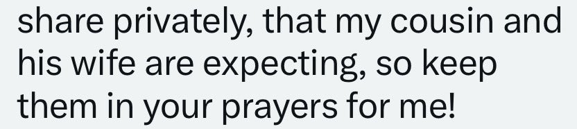 AMDG_Derek's tweet image. Brothers and sisters, please pray for this private intention.
(Permission received to post)