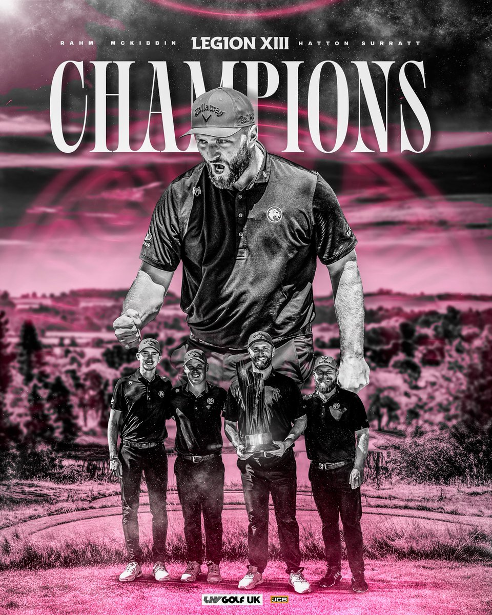 LEGION XIII ARE BACK-TO-BACK CHAMPIONS IN THE UK 🇬🇧 🏆

#LIVGolfUK