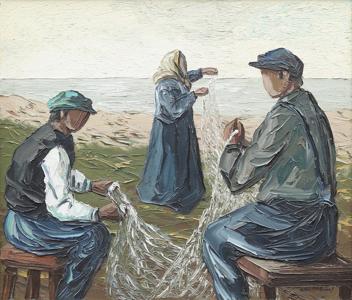 AnaLolaNeva's tweet image. Boris Ninemäe (1925-1991) 
&quot;Children of the sea&quot;