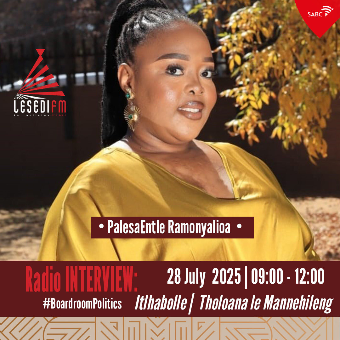 LesediFM's tweet image. #Itlhabolle le @KeNnaThuliBaby le @mannehileng2.

🎤Re bua le PalesaEntle Ramonyalioa ka #BoardroomPolitics.

#65KeMollelwa

📞: 086 000 3084
📲:  083 284 0008
🌐: lesedifm.co.za