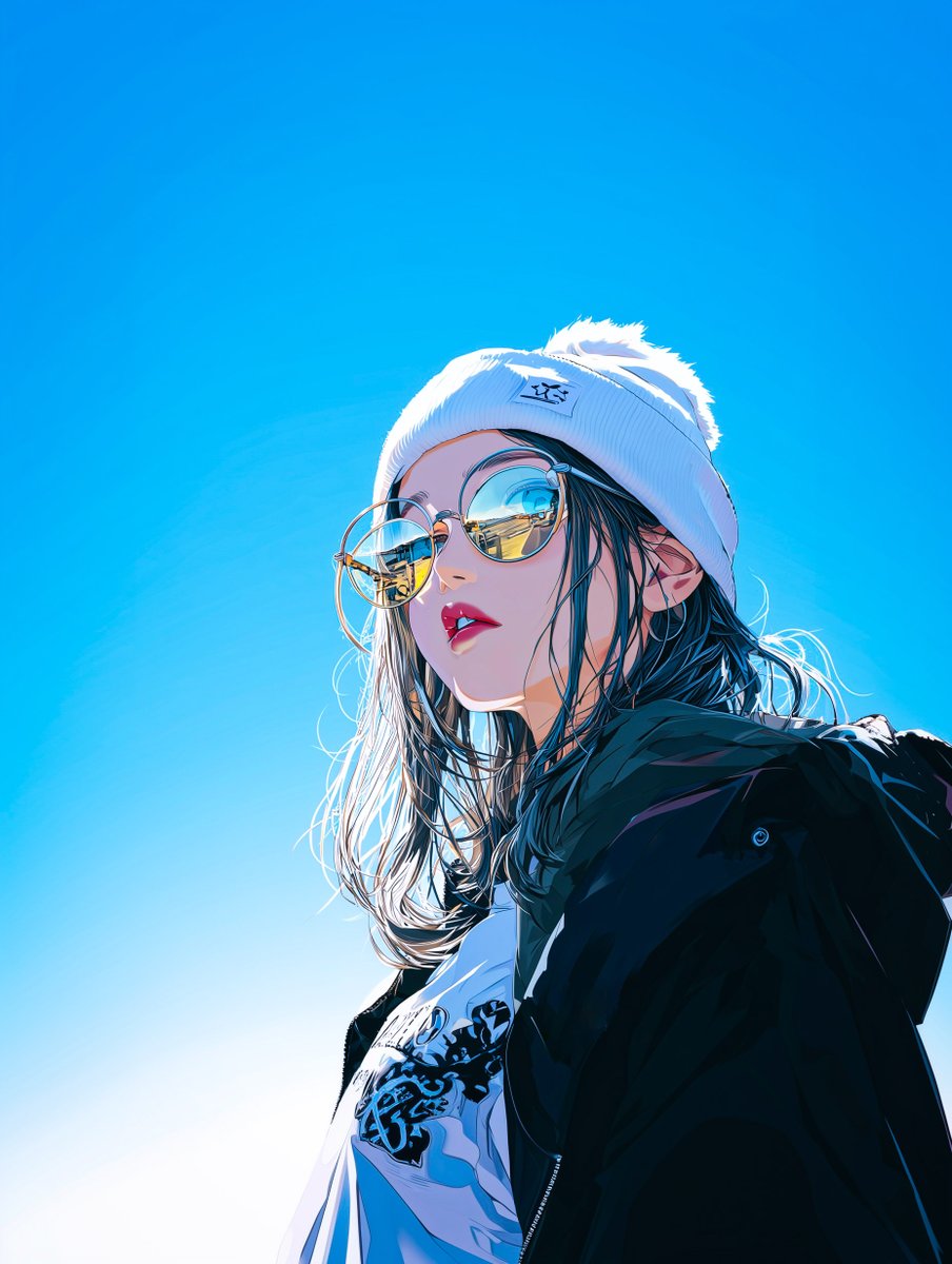 Momo7x70's tweet image. Blue of a cold day🟦