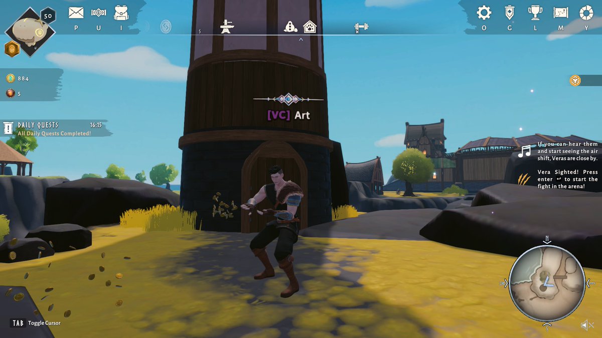 ArtValhalla's tweet image. Valhalla daily quests done.