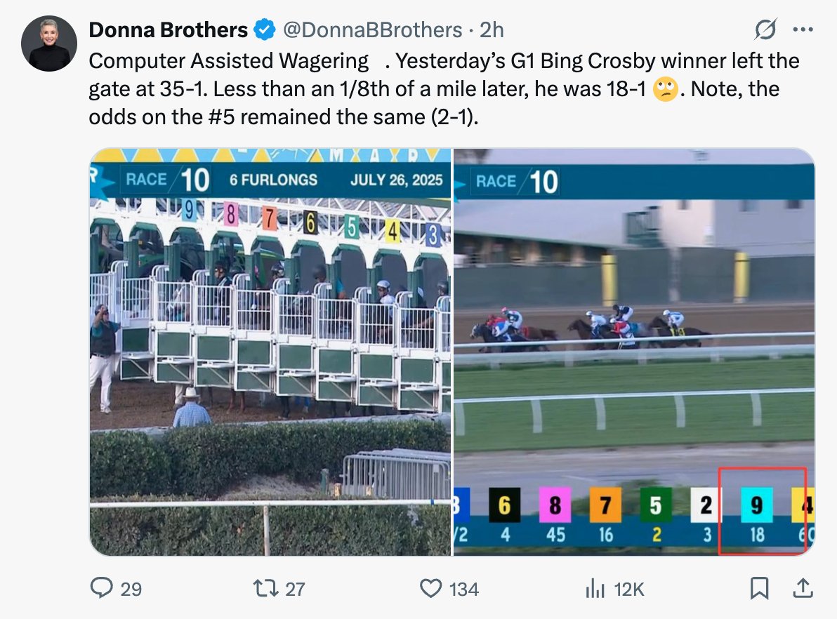 TogaTracksider's tweet image. Today's Tracksider
🐴 Analysis from @Fredthehorse64 & 🎲 Vegas Al
📊 Plus: Jim Dandy fallout, Whitney insights, & local news
🎸 @Pantera Postpones to Mourn #Ozzie
🧠🎤 @DonnaBBrothers Sounds Off on CAW Fiasco
✅ Stay sharp & Subscribe free → shorturl.at/A5i2c