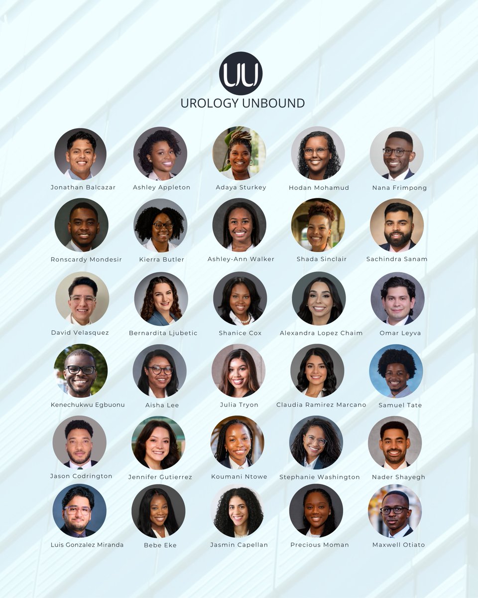Urology Unbound: Urology Interest Group (@urounbound_ig) on Twitter photo From Match Day to day one of intern year — and now, one month down!
We’re so proud of our student members who matched into urology this year. You’ve made it through your first month, & this is just the beginning!💫
<a href="/AmerUrological/">Amer. Urol. Assn.</a> <a href="/rfrankjones_uro/">R. Frank Jones Urological Society</a> <a href="/LmsaNational/">LMSA National</a> <a href="/SWIUorg/">SWIU</a> <a href="/SNMA/">Student National Medical Association, Inc (SNMA)</a> From Match Day to day one of intern year — and now, one month down!
We’re so proud of our student members who matched into urology this year. You’ve made it through your first month, & this is just the beginning!💫
<a href="/AmerUrological/">Amer. Urol. Assn.</a> <a href="/rfrankjones_uro/">R. Frank Jones Urological Society</a> <a href="/LmsaNational/">LMSA National</a> <a href="/SWIUorg/">SWIU</a> <a href="/SNMA/">Student National Medical Association, Inc (SNMA)</a>