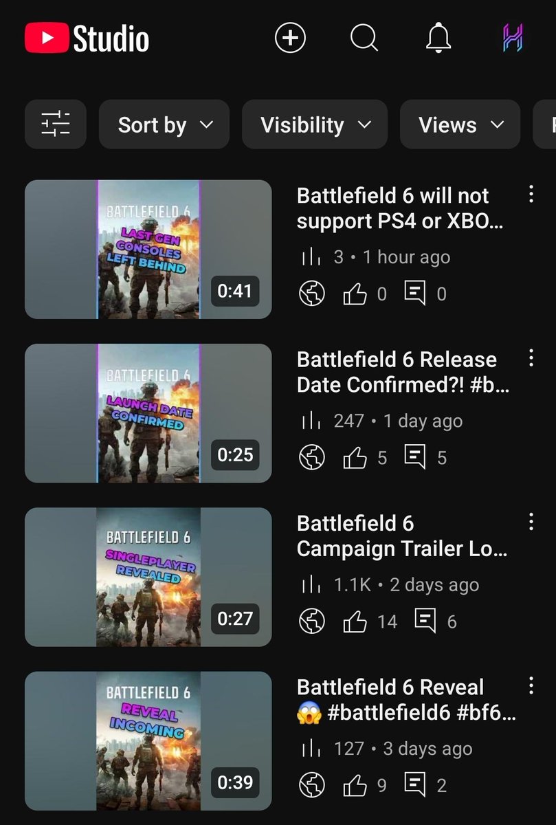 HyperlineGaming's tweet image. We can&apos;t thank everyone enough for the support so far. Your likes, comments and shares are what help the channels grow. 

Here&apos;s how our first four videos are doing! 

*We had to re-upload the latest in YT due to an error. 

We really appreciate all of the support! 🙏 ❤️