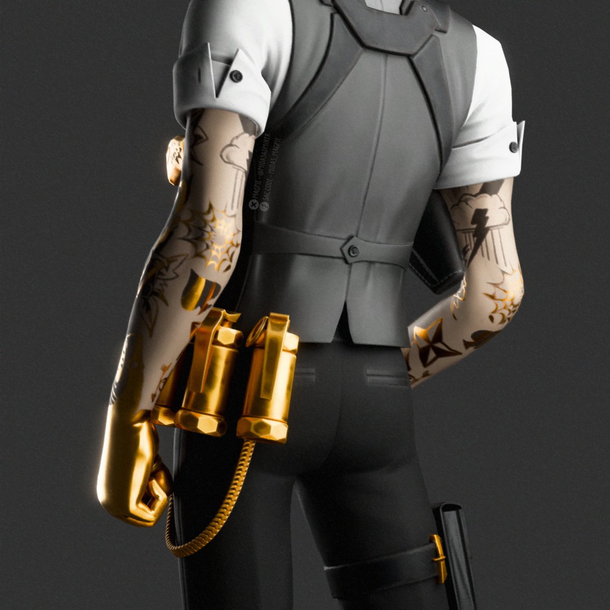 midasadmirer's tweet image. fortnite peaked with this one