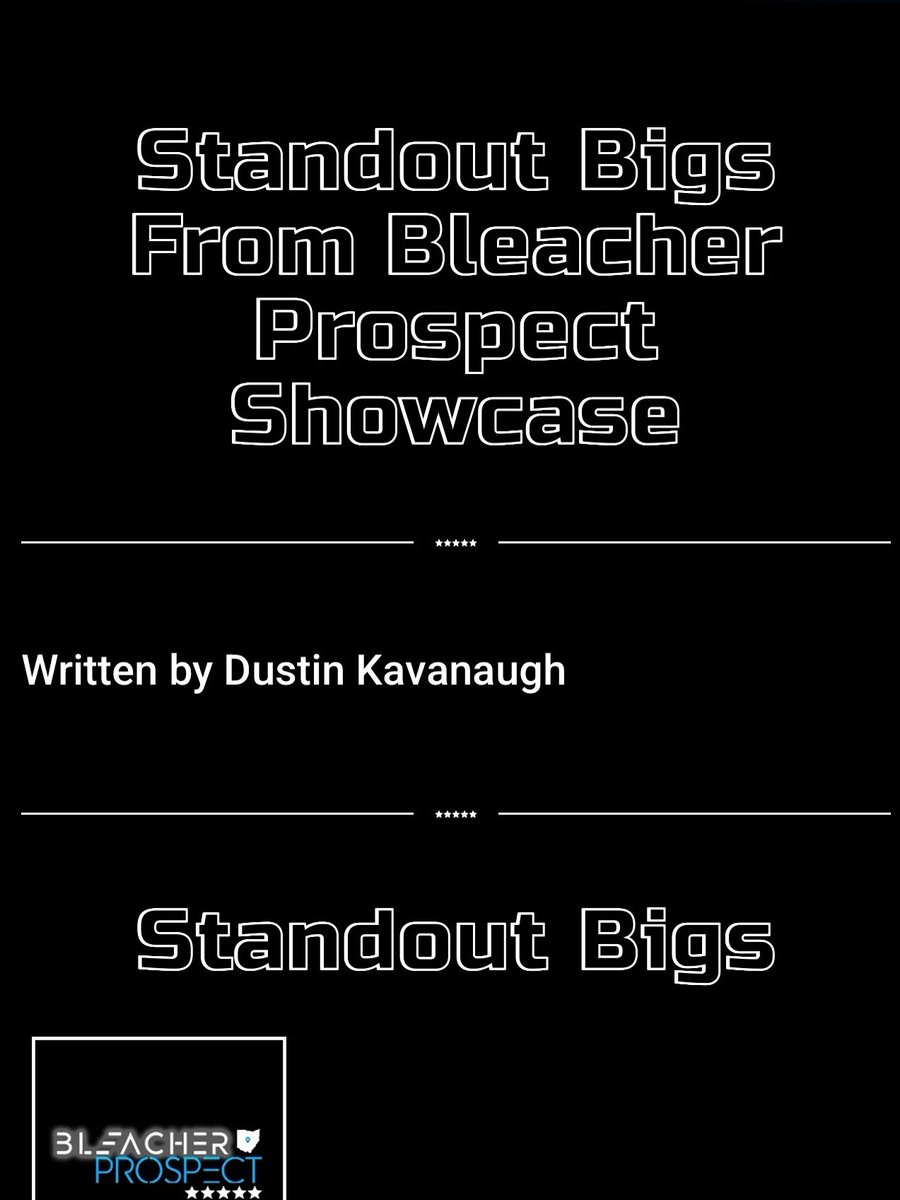 BleacherProspec's tweet image. Standout Bigs from the Bleacher Prospect Showcase Article is up now! 🔥
bleacherprospect.com/2025/07/27/sta…
@DanielRein41825 @nate2026_ @CarlyleHoops @elian_arick_26 @MiddieDK @ChrisHicks513